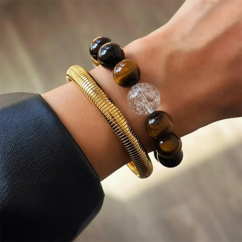 Natural Stone Tiger Eye Bracelet