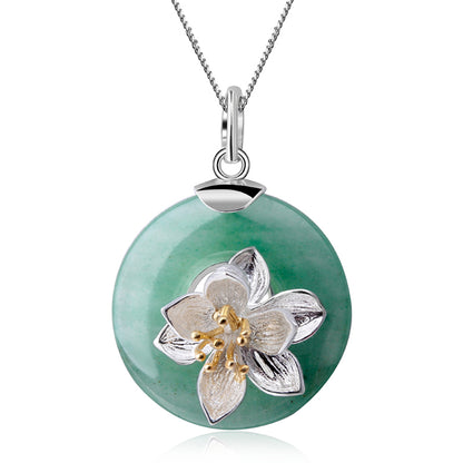 Sterling Silver Aventurine Whispers Pendant (Chain not included)