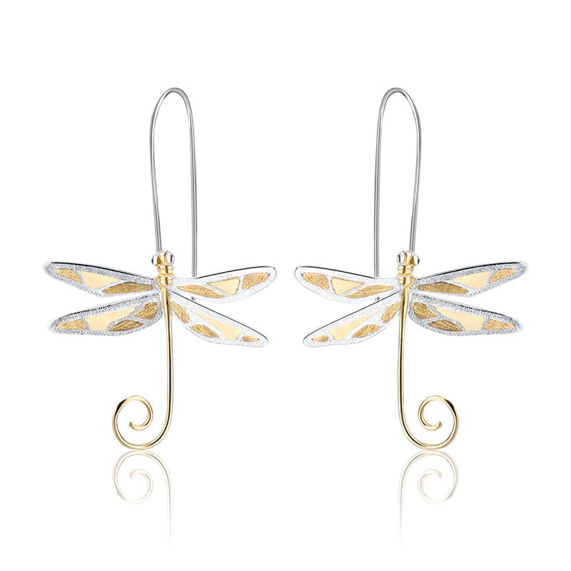 Dragonfly Drop Earrings