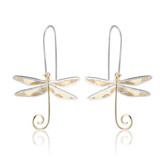 Dragonfly Drop Earrings