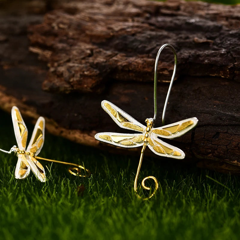 Dragonfly Drop Earrings