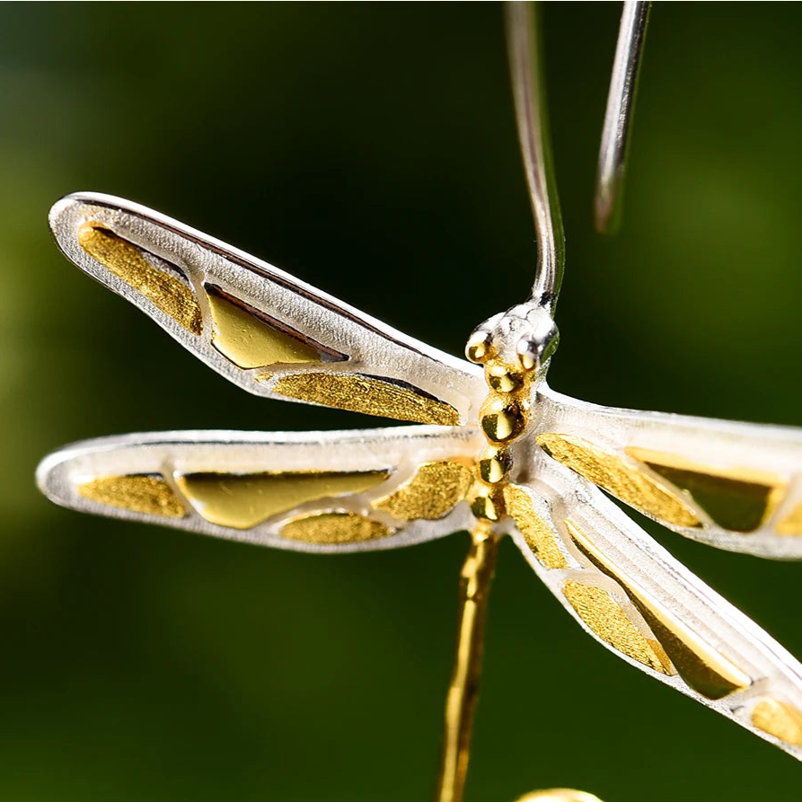 Dragonfly Drop Earrings