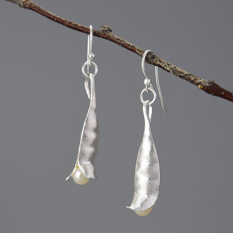 New Pea Pods Dangle Earrings