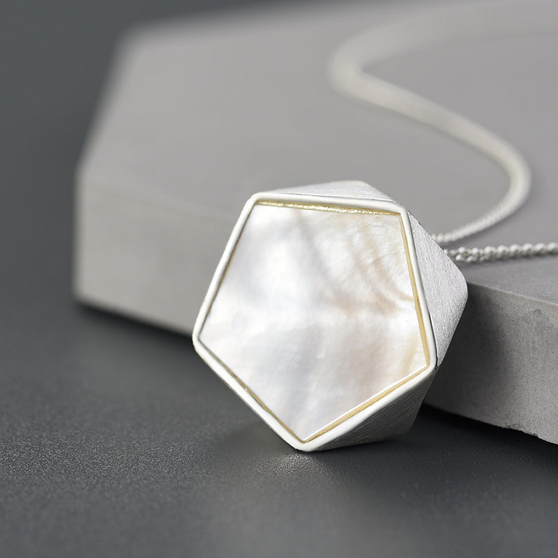 Minimalism Pentagonal Prism Pendant (Chain not included)