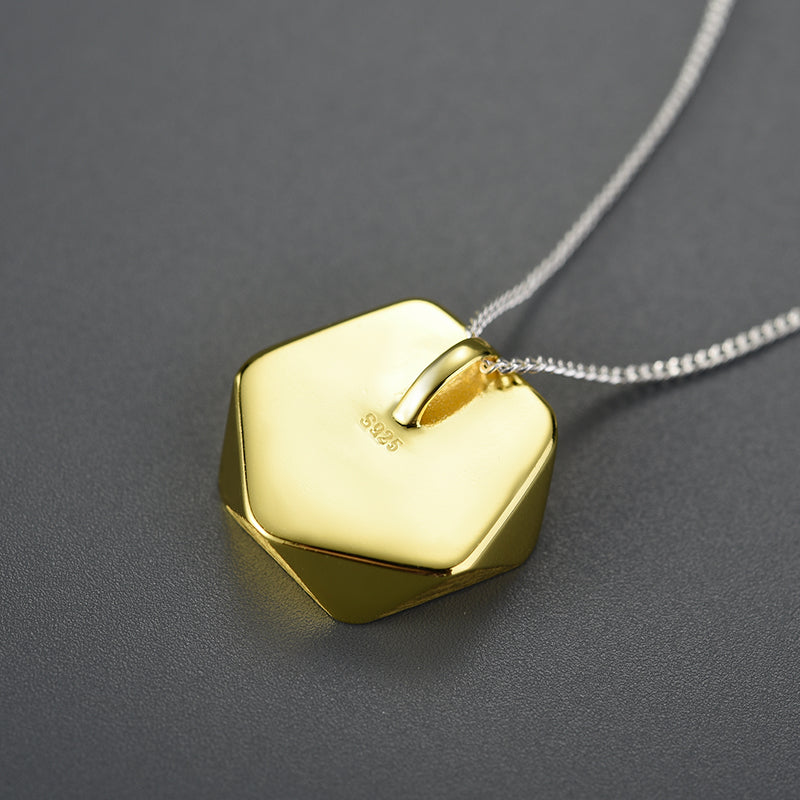 Minimalism Pentagonal Prism Pendant (Chain not included)