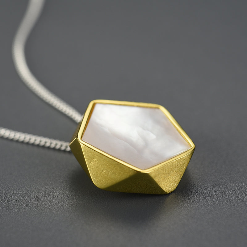 Minimalism Pentagonal Prism Pendant (Chain not included)