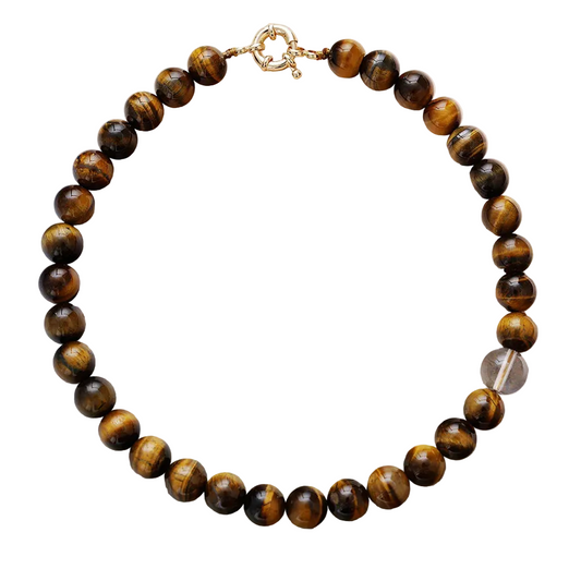 Natural Stone Tiger Eye Necklace