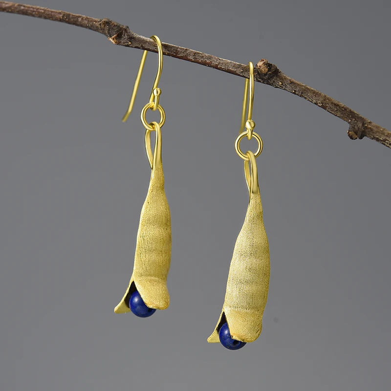 New Pea Pods Dangle Earrings