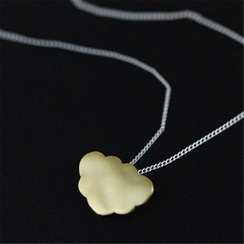 Creative Frosted Cloud Pendant (without Necklace)