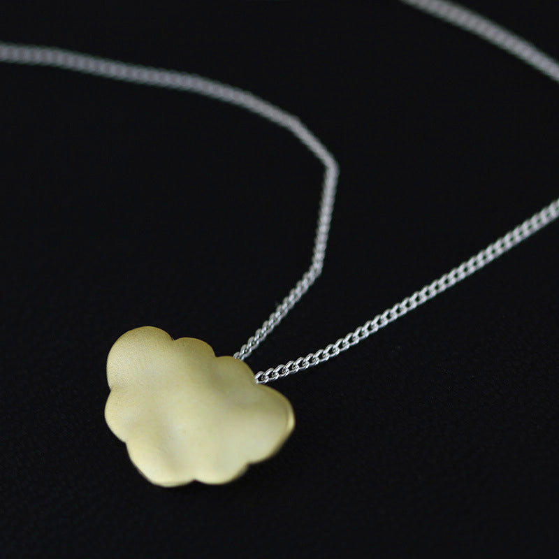 Creative Frosted Cloud Pendant (without Necklace)